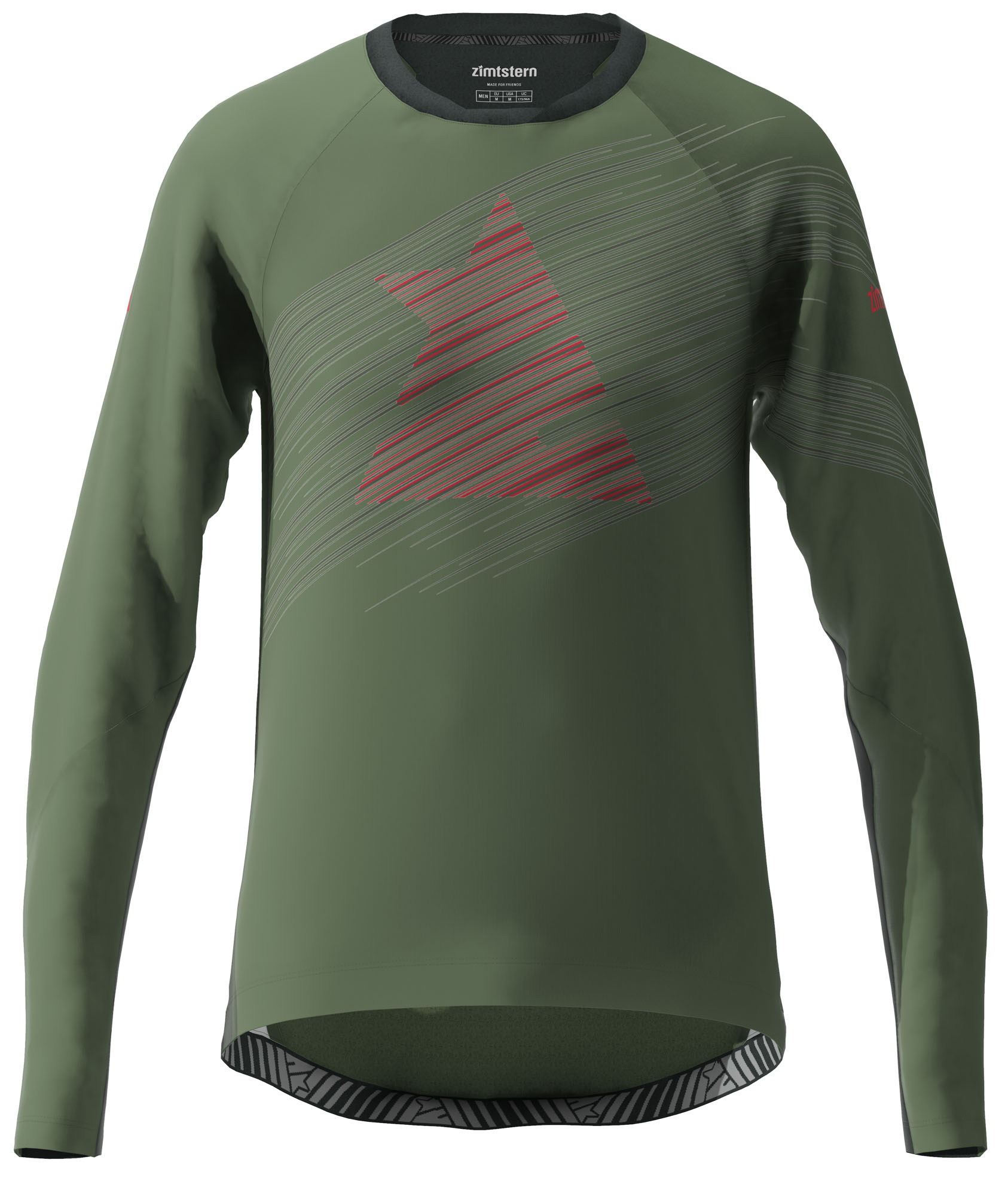 Camiseta de manga larga Zimtstern ProTechZonez para hombre