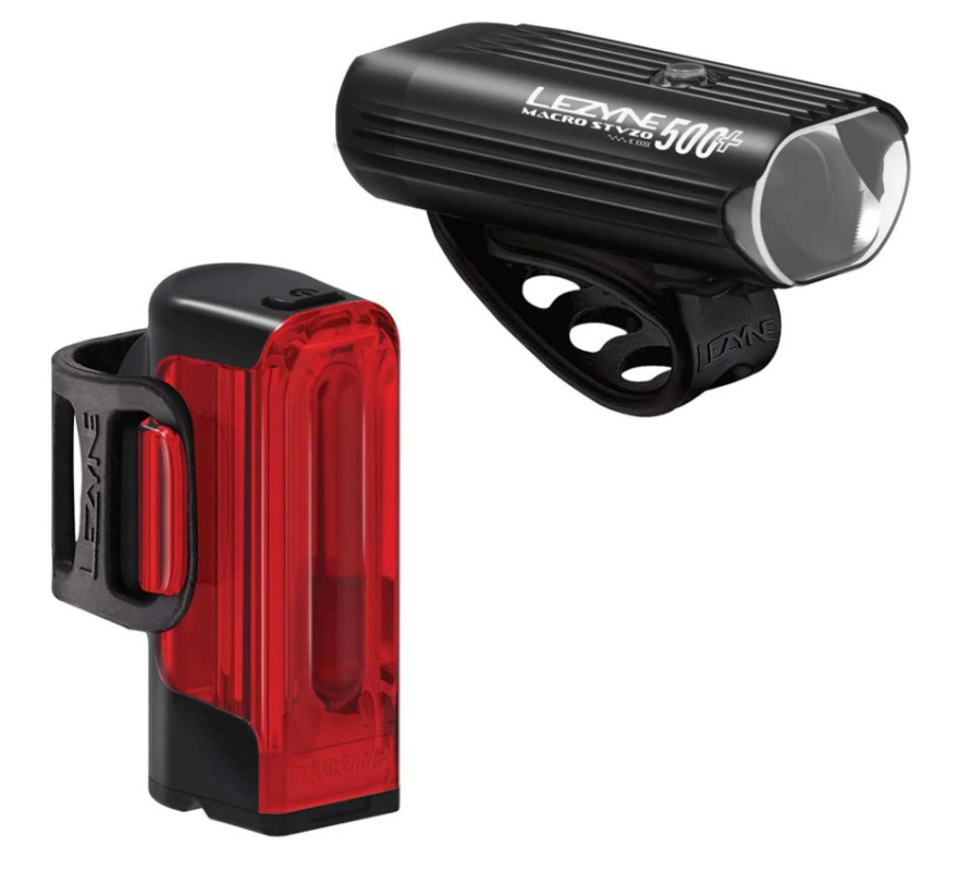 Juego de luces Lezyne Macro Drive 500+ / Strip Drive+ conforme a la normativa StVZO