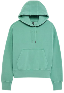 Sudadera con capucha oversize con logotipo de Fox para mujer