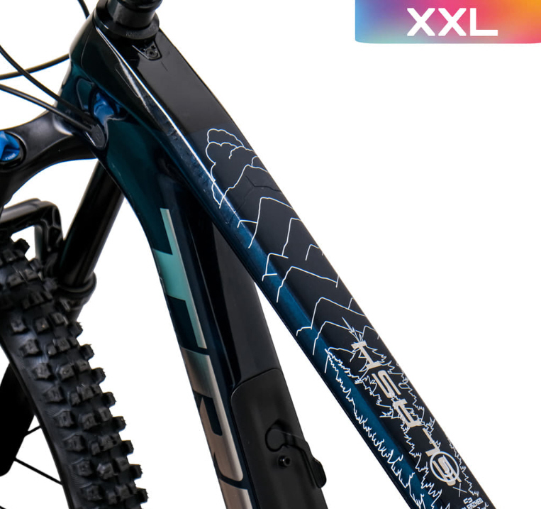 Lámina protectora para el manillar Unleazhed XXL brillante