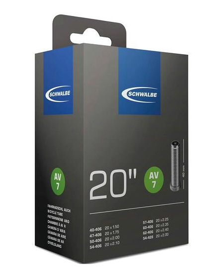 Cámara de aire Schwalbe de 20 pulgadas