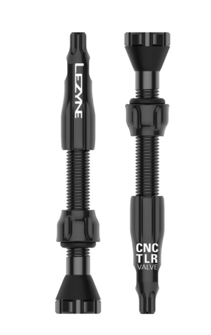 Válvulas Lezyne Tubeless CNC de 44 mm, negras