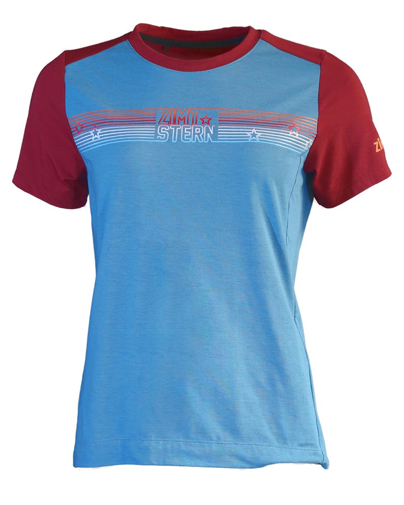 Camiseta TrailFlowz de Zimtstern para mujer, manga corta