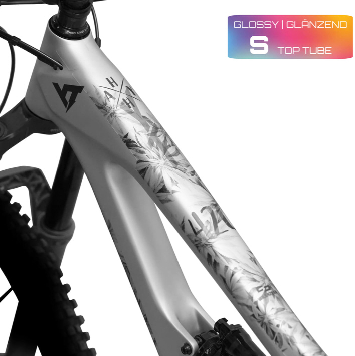Lámina protectora para el cuadro Unleazhed S brillante  Tubo superior