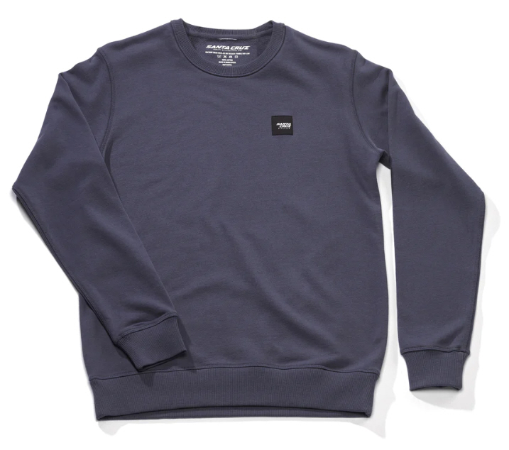 Camiseta Santa Cruz LS con parche, cuello redondo