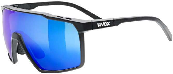 Gafas deportivas UVEX mtn perform S negro mate/azul MIRROR