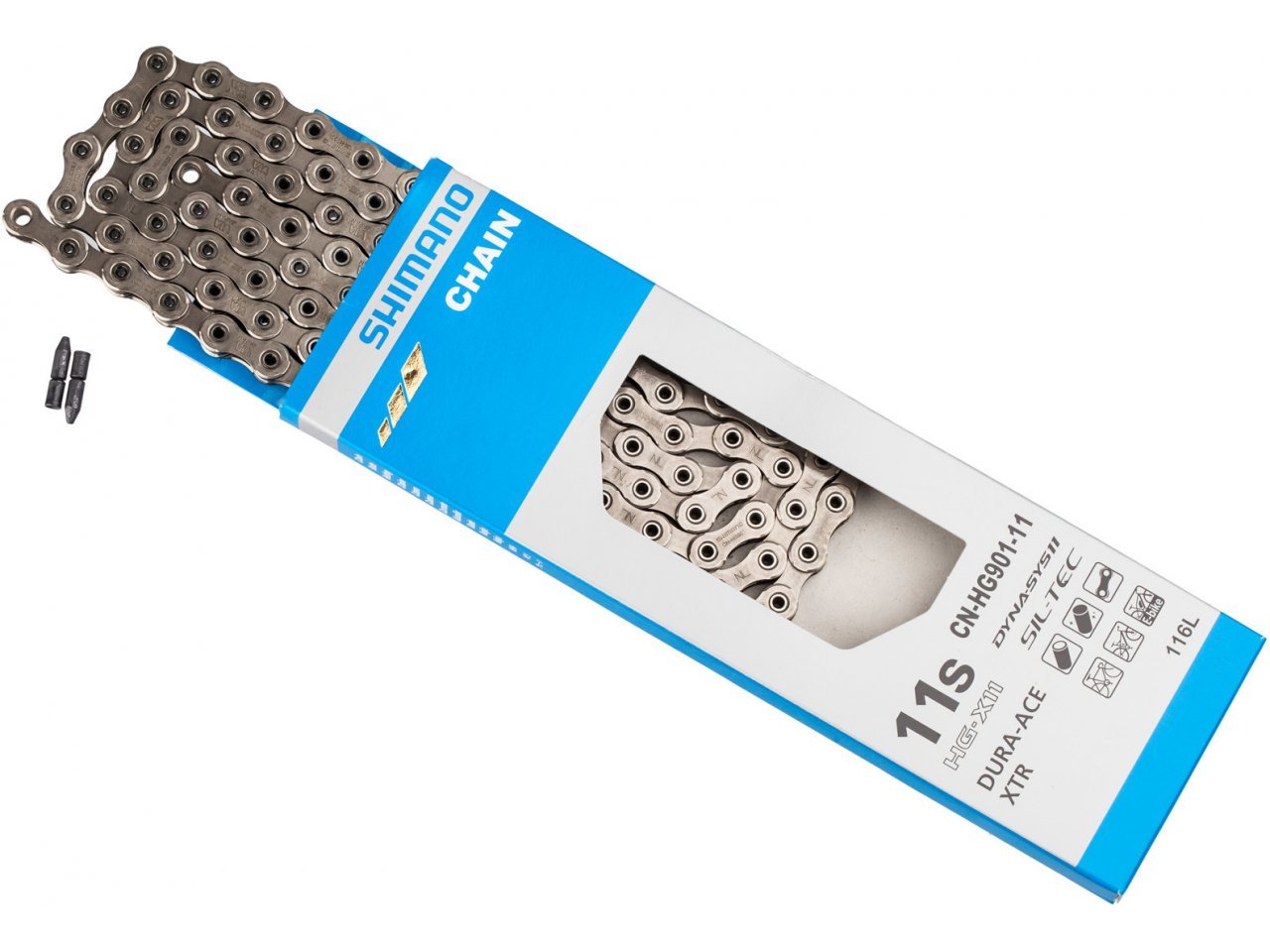Cadena Shimano CN-HG901-11, 11 velocidades, 116 eslabones
