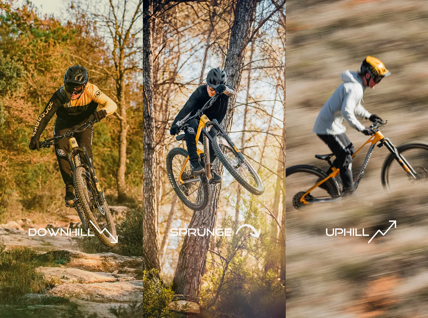 drei Einsatzmöglichkeiten für Enduro Bikes_Downhill_Sprünge_Uphill
